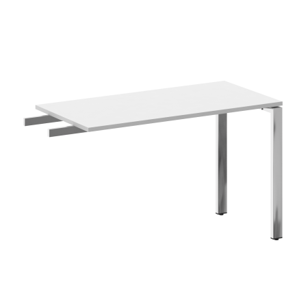 Брифинг-приставка БП.ПР-4 1200x600x600 (Белый/Нерж. Сталь)