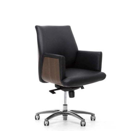 ZEUS/B Кресло для руководителя (Орех | Черный)