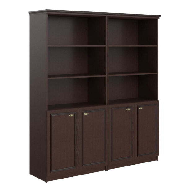 Шкаф высокий 2-х секционный с малыми дверьми Raut RHC 180.5 1808x466x2023 (Венге Магия)