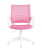 Кресло офисное TopChairs ST-BASIC-W розовый крестовина пластик белый (Компьютерное кресло ST-BASIC-W розовый)