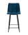Стул полубарный Джанго велюр синий высота сиденья 60 см (Стул полубарный Джанго синий)