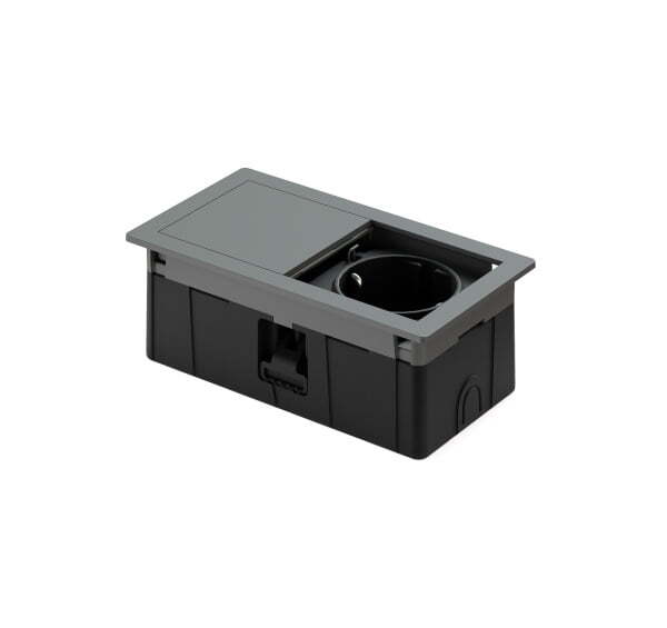 VERSA Mono Встраиваемая розетк (ЧЕРНЫЙ)