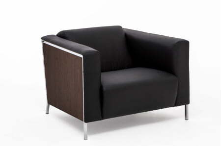 VISPO Кресло (ОРЕХ/ЧЕРНЫЙ)