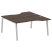 Рабочая станция криволинейная Metal System Style БА.РАС-СА-2.1 1600x1835x750 (Дуб Наварра/Серый металл)