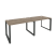 Рабочая станция на О-образном м/к Onix O.MO-RS-2.2.8 2360x800x750 (Тиквуд Темный/Белый Металл)