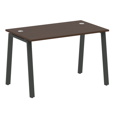 Стол письменный Metal System Style БА.СП-2 1200x720x750 (Венге Цаво/Антрацит металл)