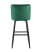 Стул барный Ститч велюр изумрудный (Стул барный Ститч изумрудный)