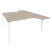 Рабочая станция на П-образном м/к Onix O.MP-D.SA-4 1580x2395x750 (Тиквуд Темный/Белый Металл)