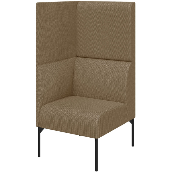 Диван Бридж. Модуль 1-местный правый высокий. (Модуль 1-местный правый высокий sweet_brown)