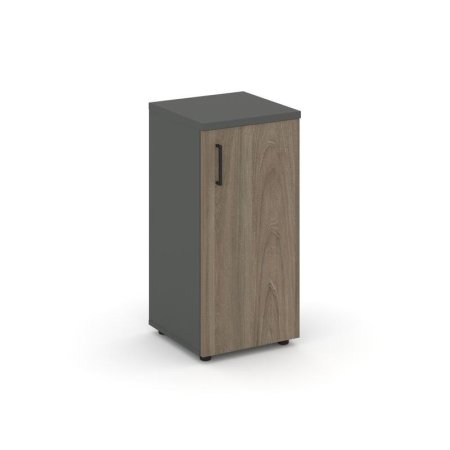 Шкаф низкий узкий SN.STU-301(R) (400х400х833) (Антрацит/Вяз Благородный)