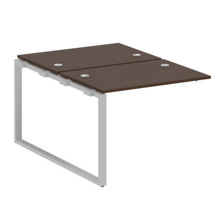 Проходной наборный элемент рабочей станции Metal System Style БО.ПРС-СП-2.1 1000x1475x750 (Венге Цаво/Серый металл)