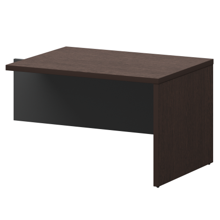 Бриф-приставка Кортез KZB-12 1200x900x750 (Дуб венге/Графит)