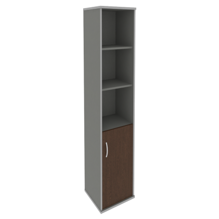 Шкаф Riva А.СУ-1.1 Пр 404x365x1980 (Венге-Металлик)