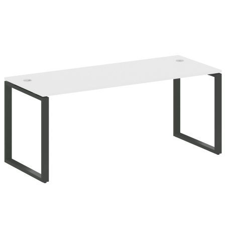 Стол письменный Metal System Style БО.СП-5 1800x720x750 (Белый/Антрацит металл)