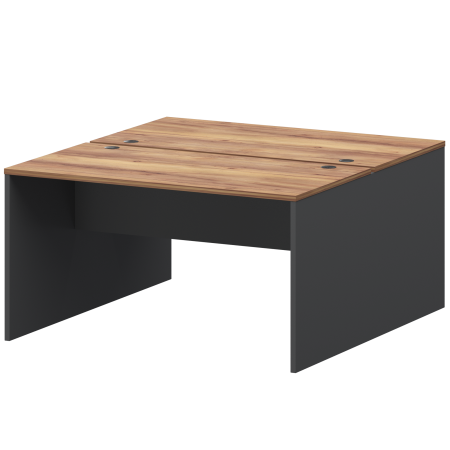 Бенч двойной Смарт СМСР25-2.14.73 1400x1496x750 (Графит/Таксония)