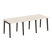 Стол переговорный на деревянных опорах Onix Wood OW.PRG-3.0 2340x980x750 (Тиквуд Светлый/Дуб Темный)