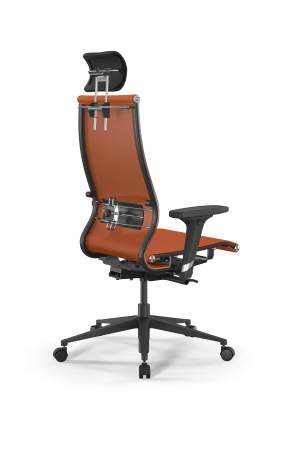 Кресло для руководителя Метта SynchroSit 10 B2-107D - T /Km00/Nb00/D02P/H3mL-2D(M23.B11.G19.W02) (Оранжевый)