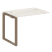 Проходной наборный элемент рабочей станции Metal System Style БО.ПРС-СП-1.1 1000x720x750 (Дуб Наварра/Серый металл)