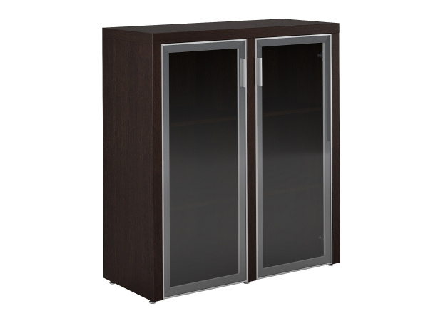 Шкаф-витрина для документов TRIUMF (1150х485х1279) (Венге Цаво)