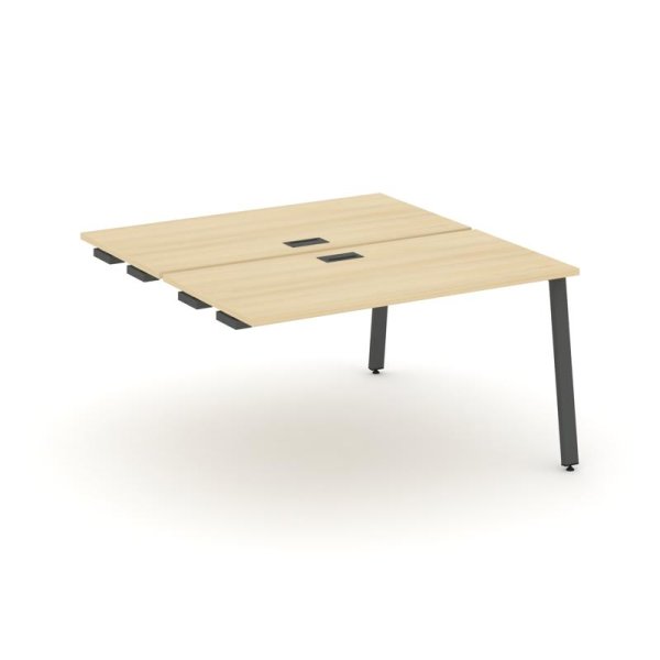 Стол-приставка к опорным элементам SN-6A.DPRS-024 (1580х1632х750) (Акация Лорка/Металл Антрацит)