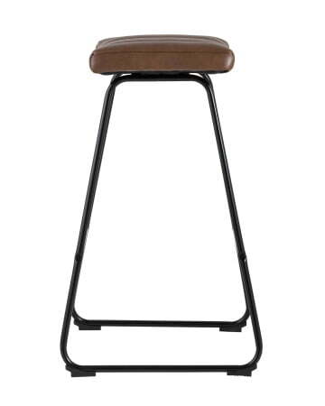 Стул барный Ковбой экокожа коричневый (Стул барный Ковбой коричневый)