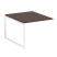 Проходной наборный элемент переговорного стола Metal System Style БО.ППРГ-1 1000x1235x750 (Дуб Наварра/Серый металл)