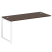 Проходной наборный элемент рабочей станции Metal System Style БО.ПРС-СП-1.4 1600x720x750 (Дуб Наварра/Серый металл)