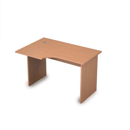 2С.041 Стол криволинейн.лев. 1200x800x750 (Бук)