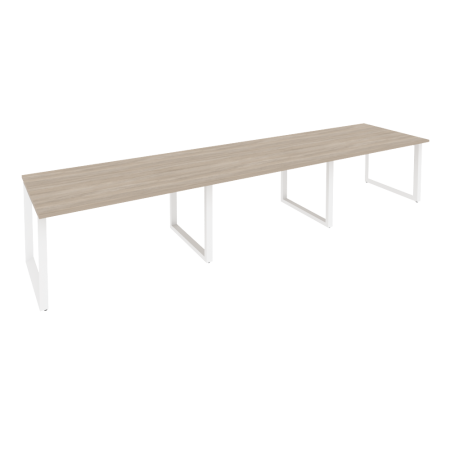 Стол переговорный Onix O.MO-PRG-3.3 4140x980x750 (Дуб Аттик/Белый Металл)