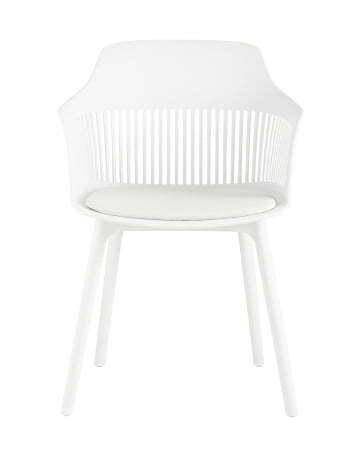 Стул Crocus с подушкой белый (Стул пластиковый Crocus белый)
