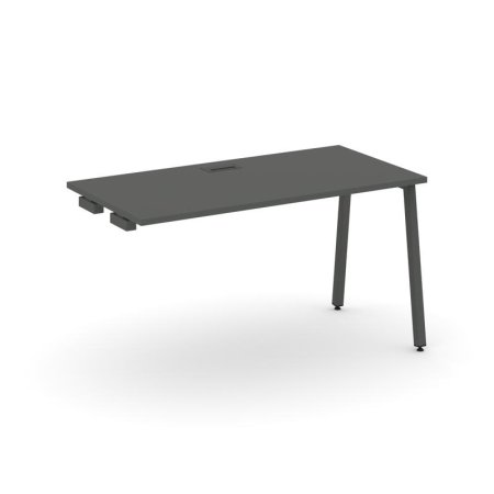 Стол-приставка к опорным элементам SN-4A.OPRS-013 (1380х700х750) (Антрацит/Металл Антрацит)