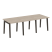 Стол переговорный на деревянных опорах Onix Wood OW.PRG-3.0 2340x980x750 (Тиквуд Светлый/Дуб Темный)