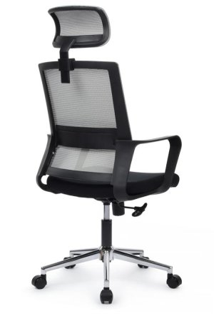 Кресло Mint RCH M1029HBE Серый/Черный (Серый/Черный)