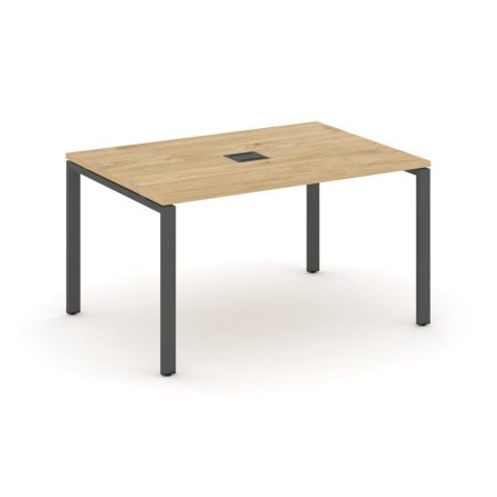 Стол переговорный SN-6P.SPRG-003 (1380х980х750) (Тиквуд Светлый/Металл Антрацит)
