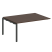 Проходной наборный элемент переговорного стола Metal System Style БП.ППРГ-4 1600x1235x750 (Дуб Наварра/Серый металл)
