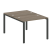 Рабочая станция Metal System Style БП.РАС-СП-2.1 1000x1475x750 (Дуб Наварра/Серый металл)