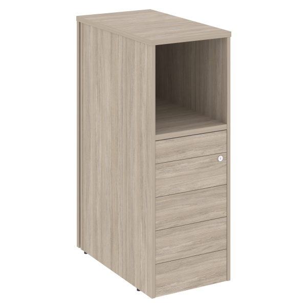 Тумба 5 ящиков TIP-ON завершающая, левая Onix O.R-TV-5TIPL 436x767x1185 (Дуб Аттик)