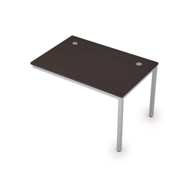 6МБК.188 Линейные бенч-системы, конечный модуль (1200x800x750) (Венге/Алюминий матовый)