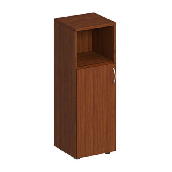 Шкаф для документов средний узкий позузакрытый Комфорт МП2 К 367 400x380x1230 (Французский орех)