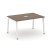Стол переговорный SN-5A.SPRG-001 (980х980х750) (Тиквуд Светлый/Металл Антрацит)