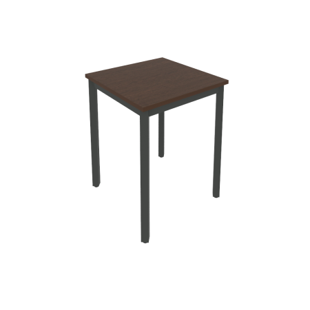 Стол письменный на металлокаркасе Slim С.СП-1.1 600x600x750 (Венге Цаво/Антрацит металл)