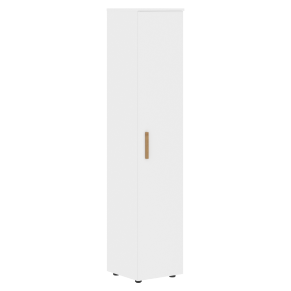 Шкаф-колонка с глухой дверью левый Forta FHC 40.1 (L) 399x404x1965 (Белый премиум)