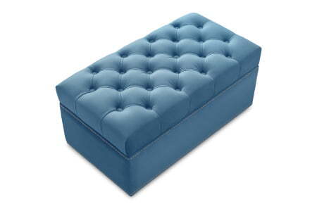 Банкетка Marcele 700 (720x420x450) Голубой (Голубой)