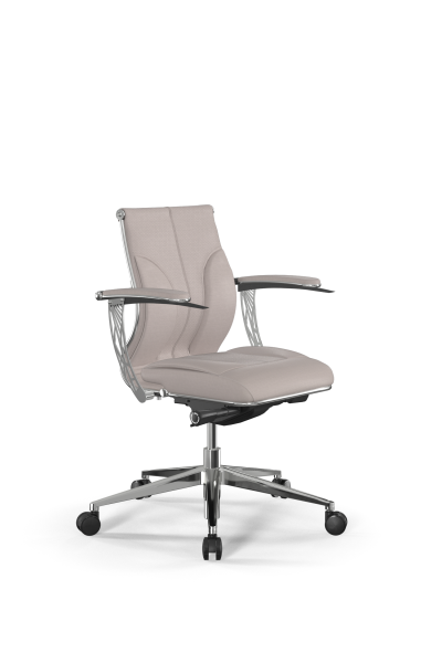 Кресло для руководителя Метта Samurai S4-11U - Infinity /Kc06/Wm06/U1mL-4c3(M26.B32.G25.W03) (Светло-бежевый)