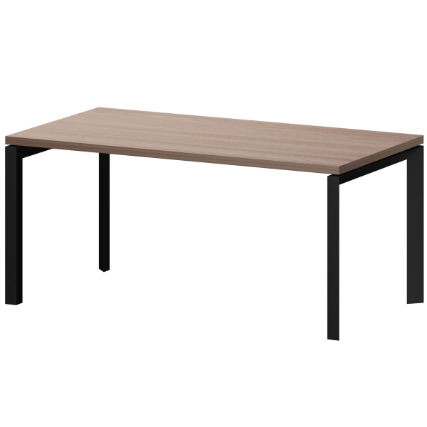 Стол руководителя на металлокаркасе Акцент КТМ-17.38 1712x900x750 (Темный шимо)