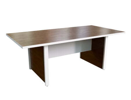 Стол для переговоров Steel Evo 17701 2000x1000x742 (Дуб темный/серый)