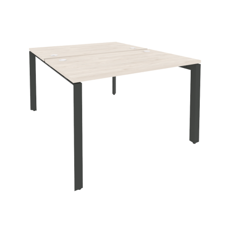 Рабочая станция на П-образном м/к Onix O.MP-D.RS-2.2.7 1180x1475x750 (Денвер Светлый/Черный металл)