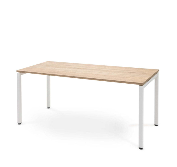 TOUR LIGHT Стол письменный 14070 (Дуб калифорнийский/Белый металл)