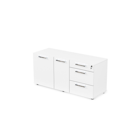 10Т.005.13 Тумба сервисная  (1300x450x626) (Белый Премиум)