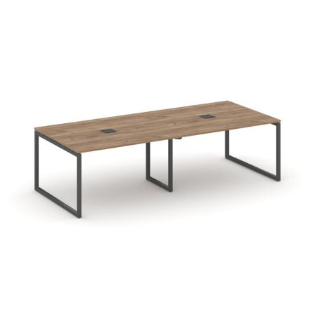 Стол переговорный SN-4O.SPRG-044 (3160х1180х750) (Дуб Табак/Металл Антрацит)